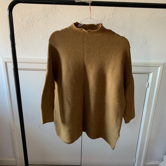 Chicwish Brown Mock-neck Sweater - Picture 5 of 5